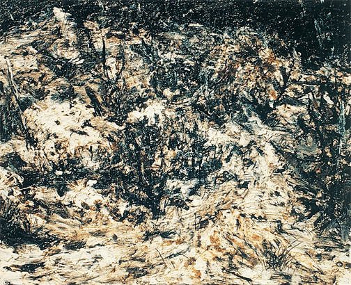 먼지그림 1 Dust Painting — Dust and Acrylic on Canvas, 1996