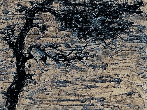 먼지그림 2 Dust Painting — Dust and Acrylic on Canvas, 1996