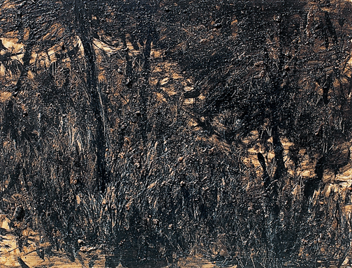 먼지그림 3 Dust Painting — Dust and Acrylic on Canvas, 1996