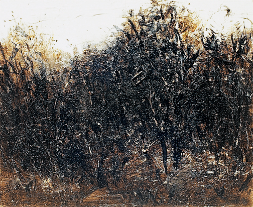 먼지그림(5) Dust Painting — Dust and Acrylic on Canvas, 1996