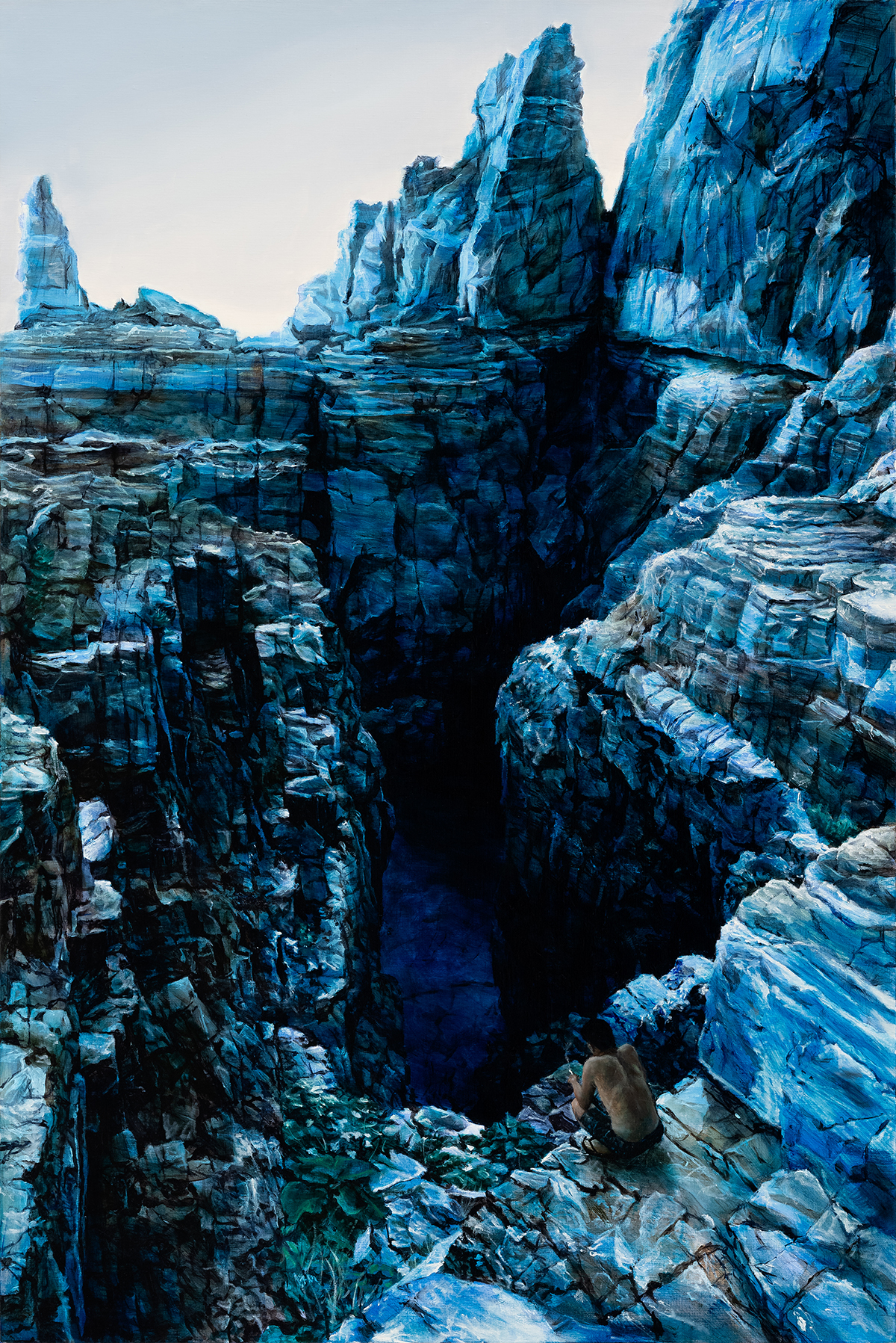 담배피우는 남자(태종대), 2011