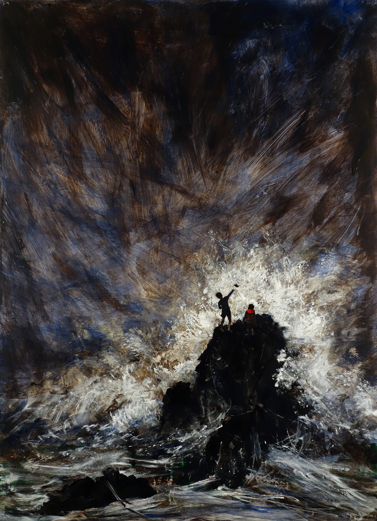 돌던지기(소년들) Brothers Throwing Stones, 2014