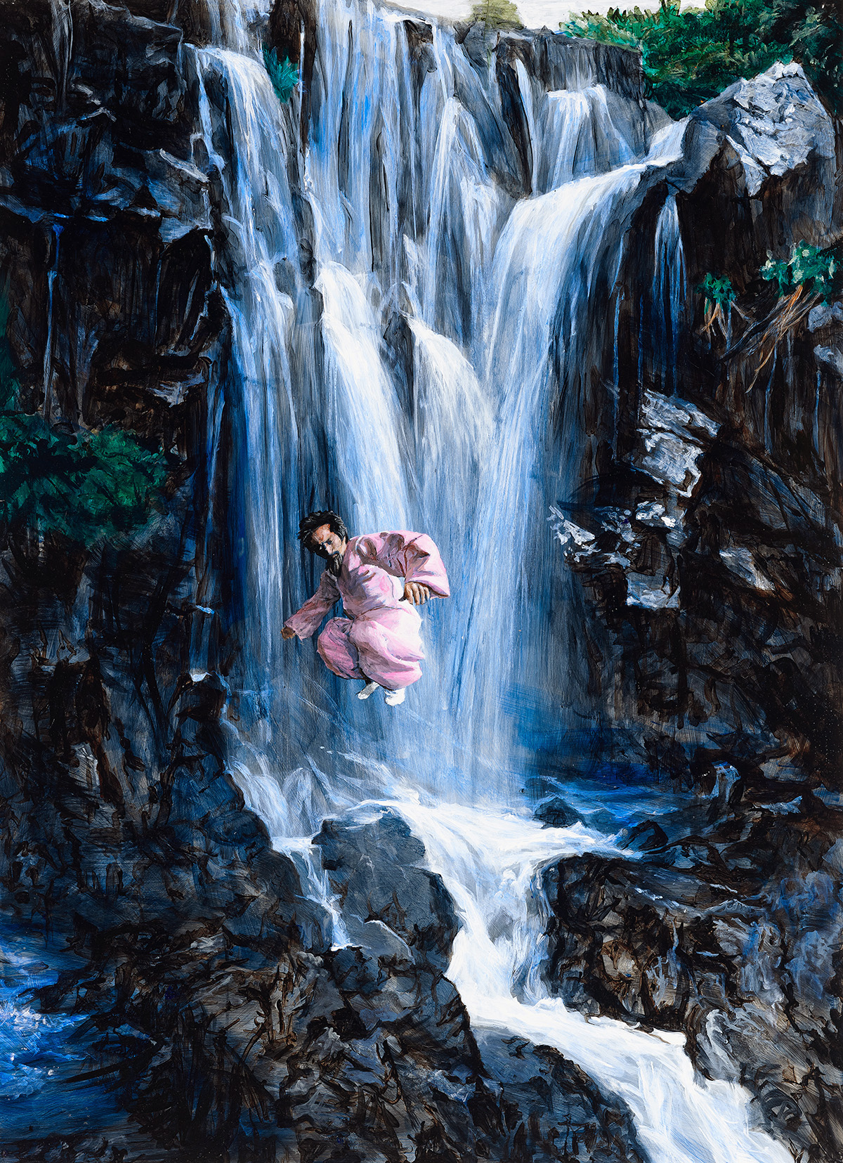 점프(폭포) Jumping on the Waterfall, 2016