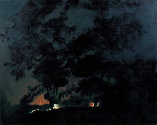 밤 In the Night — 캔버스에 유채, 1999