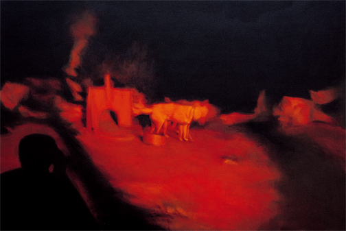 개 A dog — Oil on Canvas, 2000
