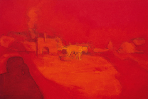 개 A dog — Acrylic on Canvas, 2000