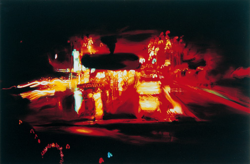 밤길 A Road at Night — Oil on Canvas, 2001