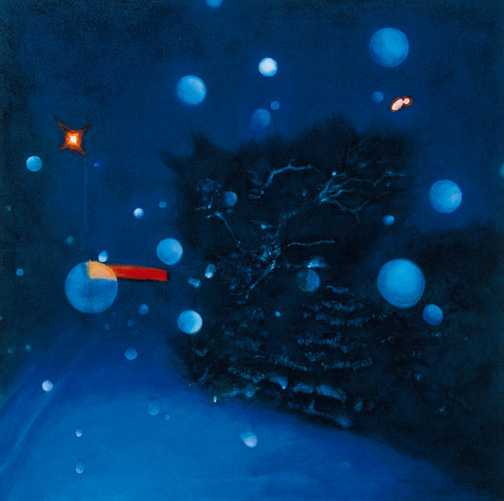 눈오는 밤 A Snowy Night — Oil on Canvas, 2001