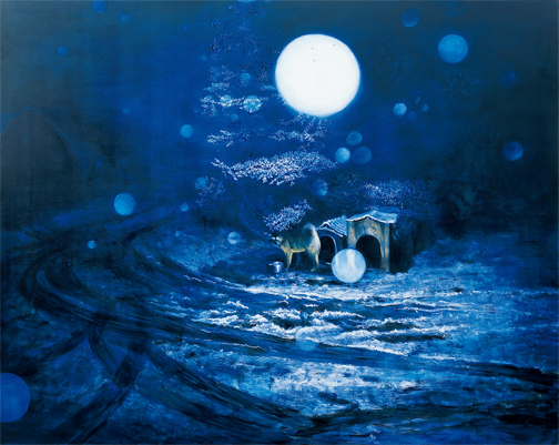 개 A Dog — Oil on Canvas Shinsegae Gallery, Gwangju, 2004