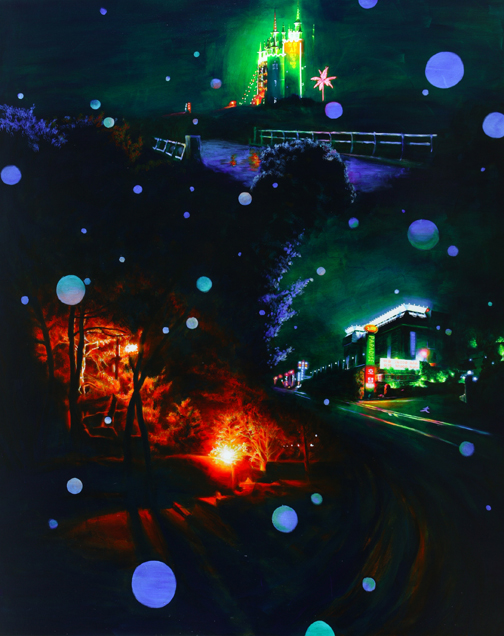 장흥 Road to the outskirt — Acrylic on Canvas, 2006
