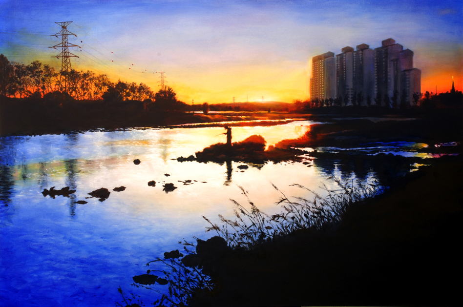모텔 Motel — Acrylic on Canvas, 2007