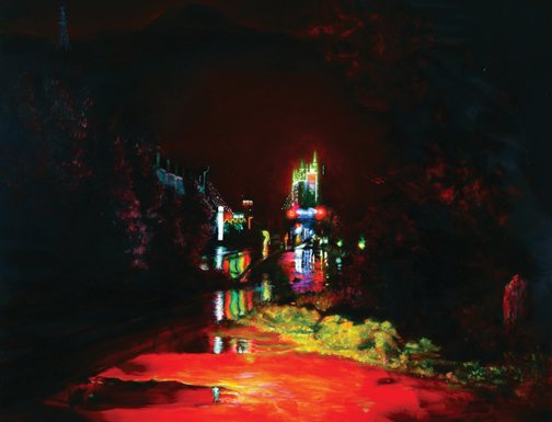 모텔 Motel — Acrylic on Canvas, 2007