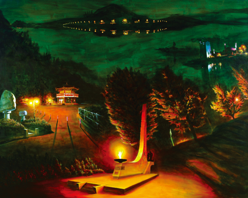모텔 Motel — Acrylic on Canvas, 2007