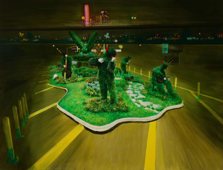 사진 찍는 사람 — Acrylic on Canvas, 2008
