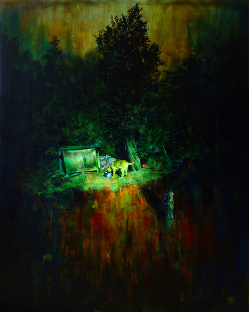 A Dog — Acrylic on Canvas, 2008