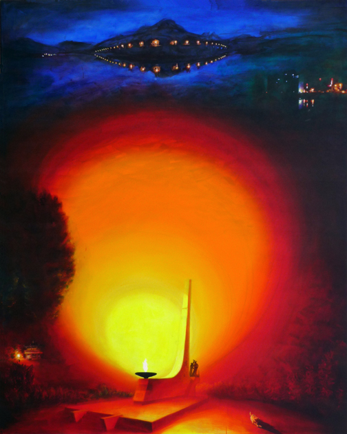 A Dog — Acrylic on Canvas, 2008