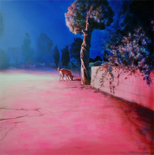 개 A Dog Oil and — Acrylic on Canvas, 2008