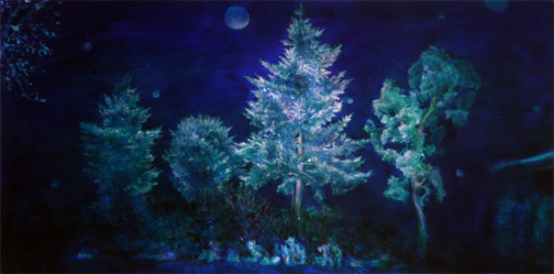 나무 Trees — Acrylic on Canvas, 2008
