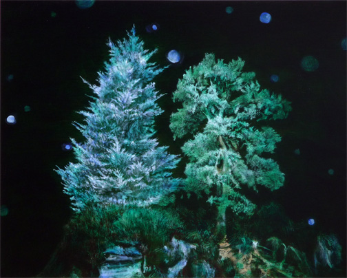 나무 Trees — Acrylic on Canvas, 2008