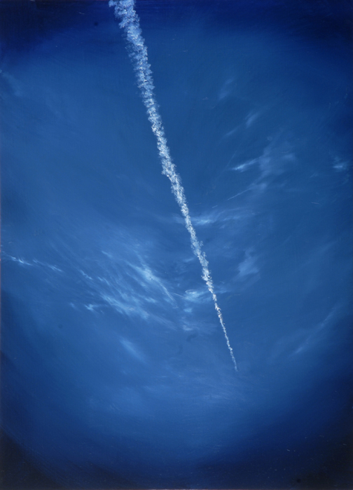 비행기구름 A Vapor Trail — Oil on Canvas, 2009