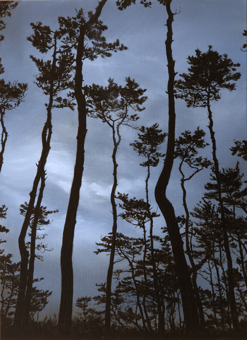 소나무숲1 Pine Tree Forest — Oil on Canvas, 2009