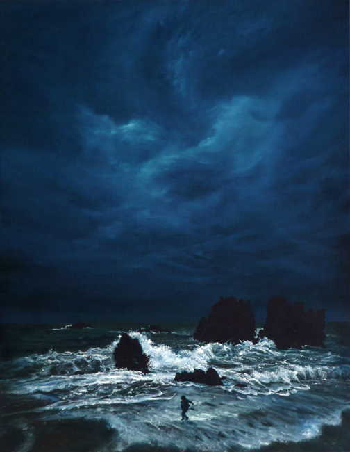 돌을던져라 Throw a Stone — Oil on Canvas, 2009