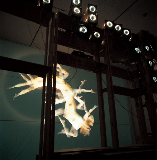 다지류(多肢類) Polypod — 59 Hand-made Slide projector Screen, Controller, 1997